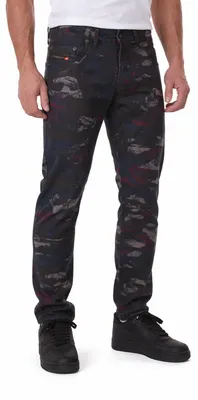 Produktbild von Diesel Tepphar 0AAKR 8AW Stretch Herren Jeans Hose Slim Carrot