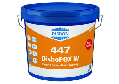 Produktbild von Disbon Wasserepoxid Disbopox 447 W mit Härter Kieselgrau Ral 7032 10kg