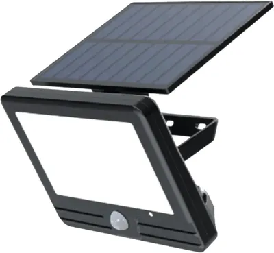 Produktbild von LUXULA Solar-LED Wandleuchte LXSO700125, PIR-Sensor, 4000K, IP54