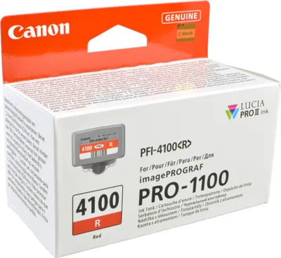 Imagen del producto de Canon 6785C001 Canon PFI-4100 R rot Druckerpatrone