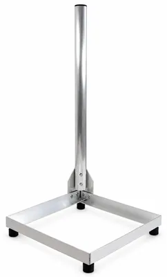 Produktbild von PremiumX Balkonständer 40x40cm Aluminium 1m Mast Ø 50mm Flachdachständer