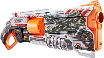Immagine prodotto di ZURU™ Blaster X-Shot Skins Lock nero, arancione, bianco