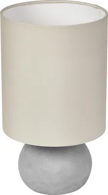 Produktbild von OSRAM 4099854454707 Decor Impact Tischleuchte E27 beige und grau
