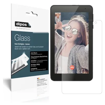 Obrázek produktu pro 2x ochranná fólie pro Vankyo MatrixPad Z1 7" matná - Anti-Shock 9H fólie dipos Glass plastové sklo
