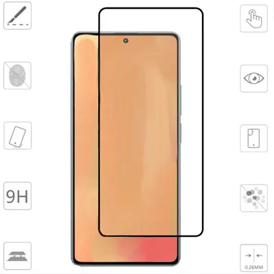 Obrázok produktu pre Pre Xiaomi Redmi Note 13 3D Display Full LCD H9 Tempered Glass Side Protection