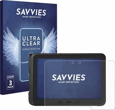 Produktbild von 3x Für Samsung Galaxy Tab Active Pro Schutzfolie Savvies Displayschutz Display Schutz Folie Klar Transparent