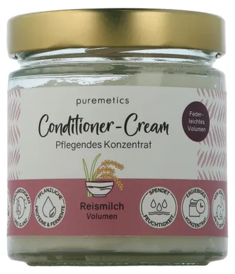 Produktbild von puremetics Conditioner-Cream Reismilch - Volumen (400 ml)