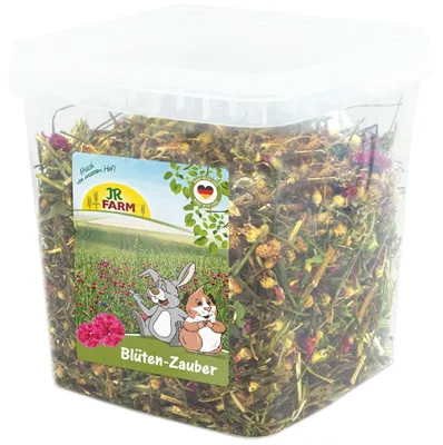 Productafbeelding van JR Farm Bloemenmix 400 g in emmer (Kruiden voor dwergkonijnen en knaagdieren, voedingssupplement)