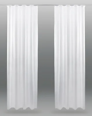 Produktbild von 2 balení záclonové transparentní univerzální pásky Noella, velikost: 140 x 175 cm (bílá)