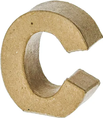 Produktbild von Buchstabe, C - H 5 x B 4,5 x T 2 cm
