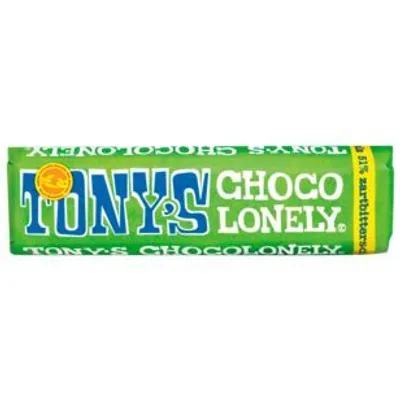 A product package for Tony's Chocolonely.