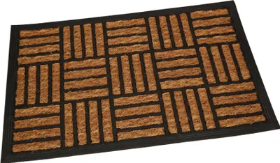 Produktbild von KOTARBAU® Fußmatte Gummi mit Kokoseinlagen 40x60cm rutschfest Fußabtreter Schmutzfangmatte Sauberlaufmatte Fußabstreifer Türvorleger zum Abstreifen von Schuhen