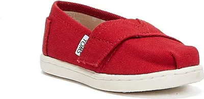 Produktbild von Jungen Mädchen TOMS Kleinkinder rot Canvas Tiny Classic Espadrilles