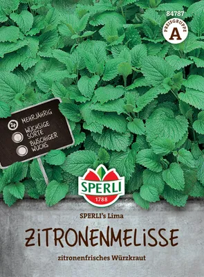 Produktbild von SPERLI Zitronenmelissesamen Lima Melissa officinalis 60 Pflanzen