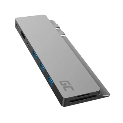 Obrázek produktu pro AK75 Green Cell AK75 Interface Hub Thunderbolt 3 40000 Mb/s Stříbrná