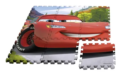 Zdjęcie produktu dla Disney Cars Cars3 mata podłogowa puzzle mata piankowa 9 elementów a 30x30cm