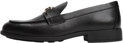Immagine prodotto di Tommy Hilfiger, mocassini da donna, in pelle con logo, colore nero, taglia 38