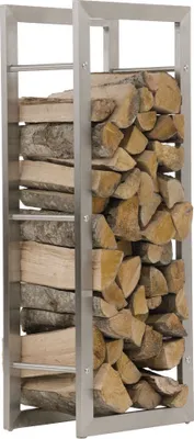 Obrázek produktu pro Stojan na palivové dřevo Keri 25x60x100 - nerezová ocel