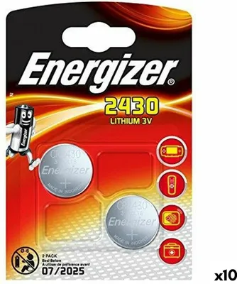 Obrázek produktu pro Knoflíkové lithiové články Energizer 3 V CR2430 (10 kusů)