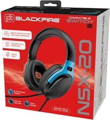Obrázek produktu pro Blackfire Switch2 Nsx-20 Herní sluchátka Schwarz Schwarz Jedna velikost