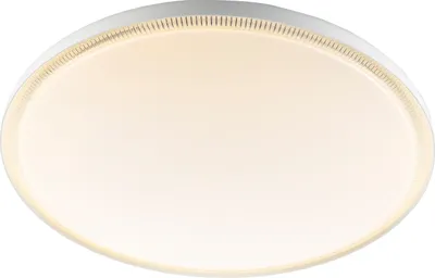 Produktbild von LED-Deckenleuchte - Weiß - Metall - Ø 42 cm - mit Fernbedienung
