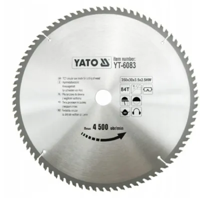 Produktbild von Yato Kreissägeblatt 350x84x30mm Holz Präzisionsschnitt