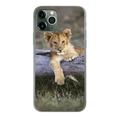 Produktbild von MuchoWow® Handyhülle Schutzhülle Hülle für iPhone 11 Pro Jungtier - Tier - Natur Silikon Softcase Handy Hülle - Handy