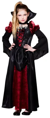 Produktbild von Vampirlady - Karneval Faschingskostüm Kinder Kindergröße: 110-122