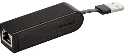 Zdjęcie produktu dla D-Link DUB-E100, Przewodowa, USB, Ethernet, 100 Mbit/s, Czarny