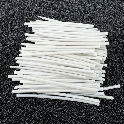 Zdjęcie produktu dla 50 sztuk, knoty do świec, 5 cm, bezdymne, bez podkładu, do produkcji świec