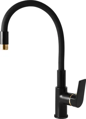 Immagine prodotto di COLORADO - Miscelatore per lavello con maniglia flessibile, nero opaco/oro CO119.0/10CMATZ, RAV Slezák