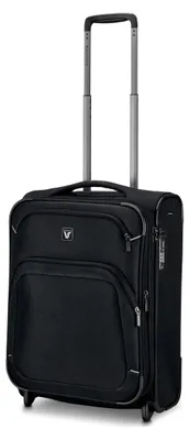 Produktbild von Kabinen-Trolley mit 2 Rollen 55x40x20/23 cm erweiterbar - Schwarz