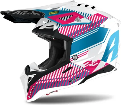Zdjęcie produktu dla kask AVIATOR 3.0 Wave, AIROH (różowy/chrom, rozmiar XL) 2022