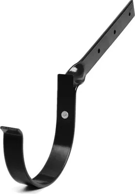 Produktbild von BRYZA Kĺbový kovový žľabový hák Ø 125 mm, čierny RAL 9005