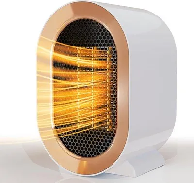 Image de Ventilateurs de bureau électriques - Petits ventilateurs de bureau portables à deux vitesses avec protection contre la surchauffe