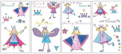 Immagine prodotto di Adesivi murali elfi e principesse