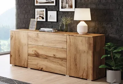 Produktbild von Kombinierte Kommode HARPER 150 – Wotan-Eiche