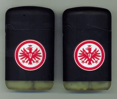 Produktbild von 2 Stück * Gas Feuerzeug * Eintracht Frankfurt * Sturmfeuerzeug * Easy Torch * Elektronikfeuerzeug * Nachfüllbar