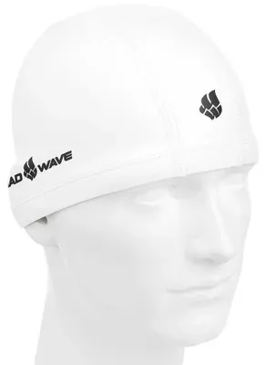 Produktbild von Madwave Put Coated Badekappe Weiß Weiß One Size
