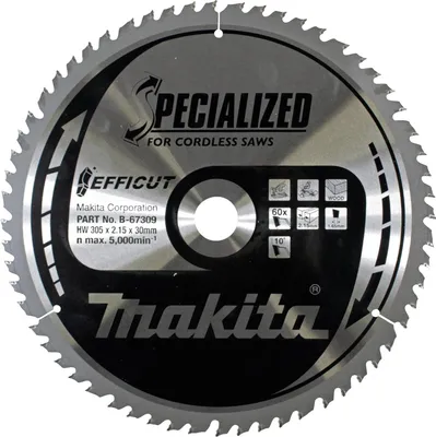 Immagine prodotto di Lama per sega circolare Makita, EFFICUT TCT TCT - 305 x 30 mm - 60 T - legno