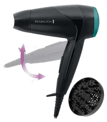 Produktbild von Remington Haartrockner [klein & klappbar & leistungsstark] On The Go (2000 W, we