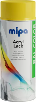Produktbild von MIPA Acryllack RAL Color Farbspray 400ml RAL1021 - rapsgelb
