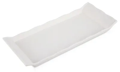 Image de Plateau de service - Plateau en plastique - 29,5 x 13 cm - Blanc