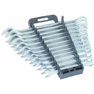 Produktbild von KS TOOLS 517.0052 - Chrom - Chrom-Vanadium-Stahl - Gerade - 8,10,12,14,16,18,19 mm - 880 g - Box