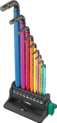 Obrázek produktu pro Wera 950/9 Hex-Plus Multicolour 3 sada šestihranných klíčů
