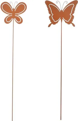 Produktbild von Mica Gartenstecker Schmetterling Rost 85 cm
