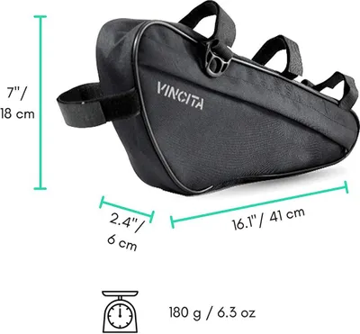 Immagine prodotto di Borsa da telaio Vincita B024-bl Nero Nero Taglia unica