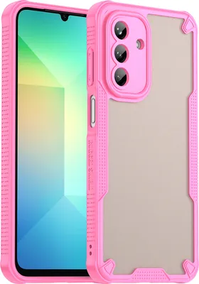 Image de Etui de protection pour Samsung Galaxy A26 5G, dos mat translucide, TPU bumper case Pink
