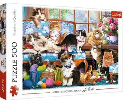 Productafbeelding van Trefl 37425, 500 stukjes, Dieren, 10 jaar/jaren