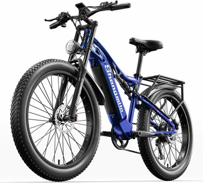 Obrázek produktu pro EBike E-BIKE 7 převodů, horské kolo trekkingové kolo městské kolo elektrické kola 26 palců horské kolo elektrické kolo modré